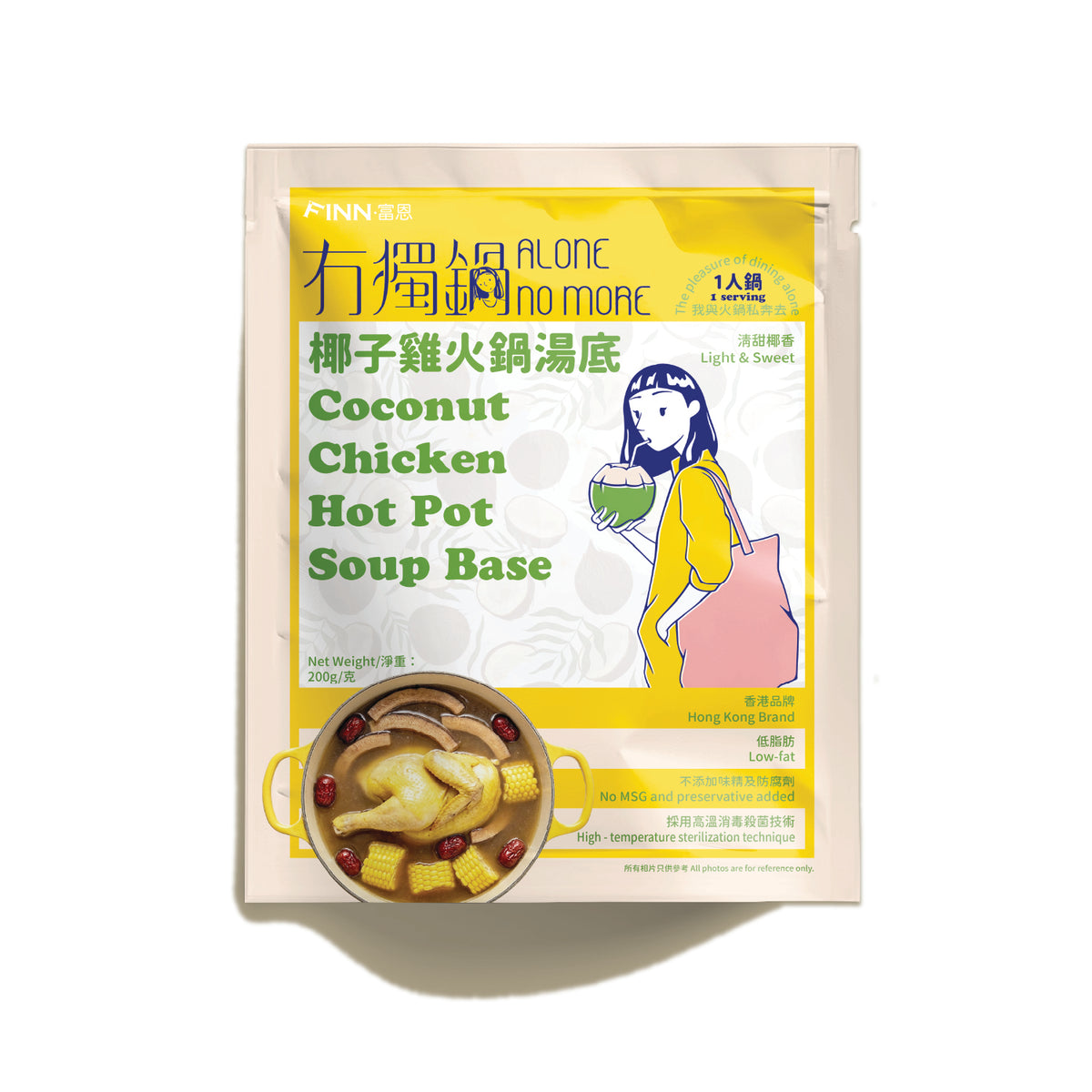 椰子雞火鍋湯底 200g x 1